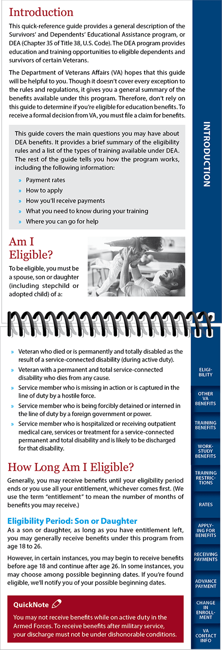 Inside VA - Dependent's Educational Assistance