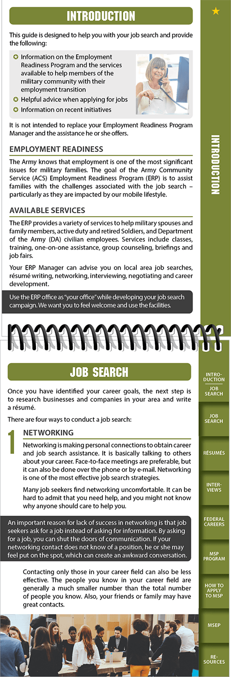 Inside ARMY - Employment Readiness Program