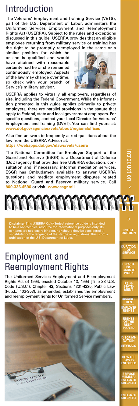 Inside DOL - USERRA Act