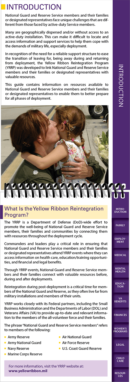 Inside Yellow Ribbon Reintegration Program