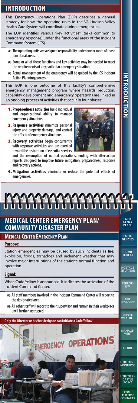 Inside VA Hudson - Emergency Operations Plan