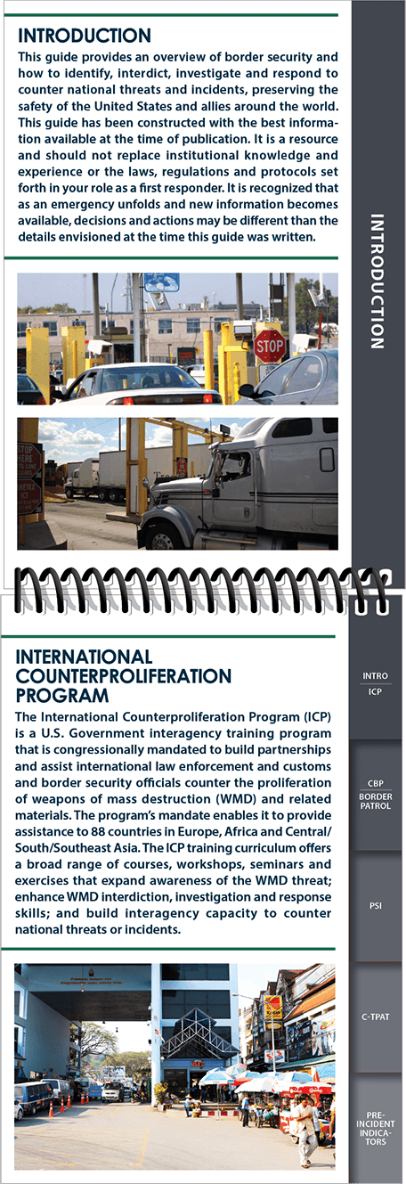 Inside DTRA - Border Security Handbook