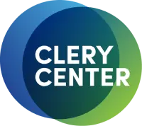 The logo for the clery center