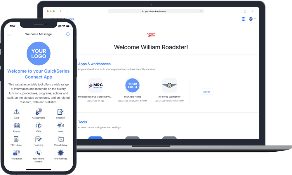 QuickSeries Connect App Solutions | Customizable Mobile Outreach Platform