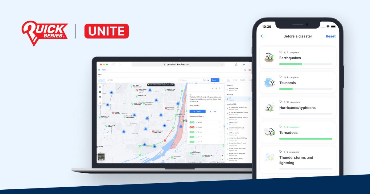 Custom Emergency Preparedness Mobile App | Unite by QuickSeries