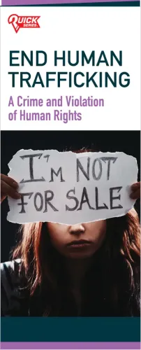 A dynamic layout of the quickseries trifold pamphlet titled Time to quit