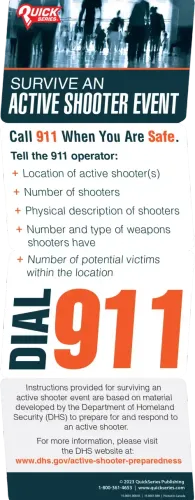 Front panel of the Interview preparedness for service members quickseries 8 panel wallet card